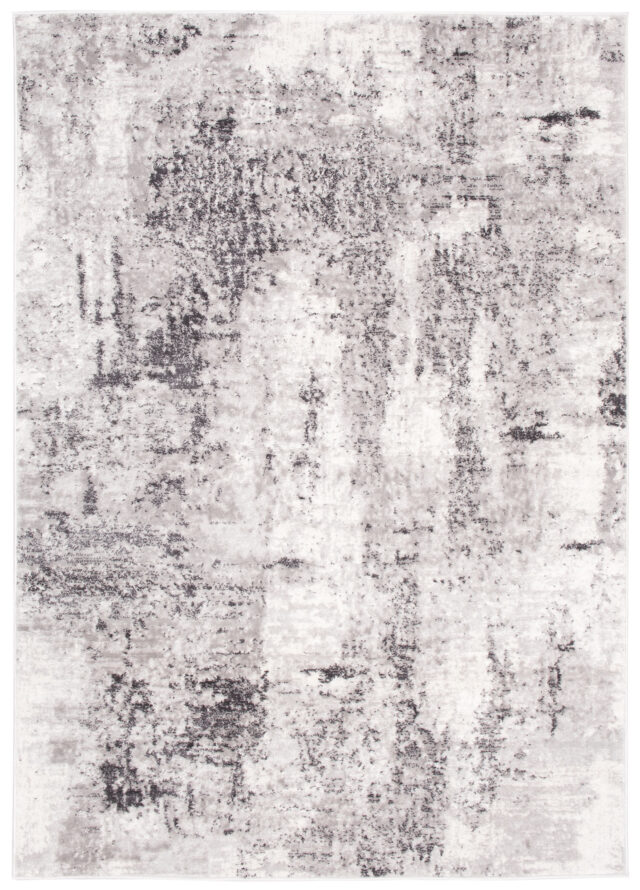 Vloerkleed Sky Grijs Abstract Vintage Gewreven