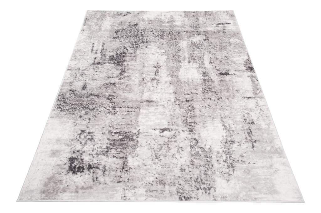 Vloerkleed Sky Grijs Abstract Vintage Gewreven
