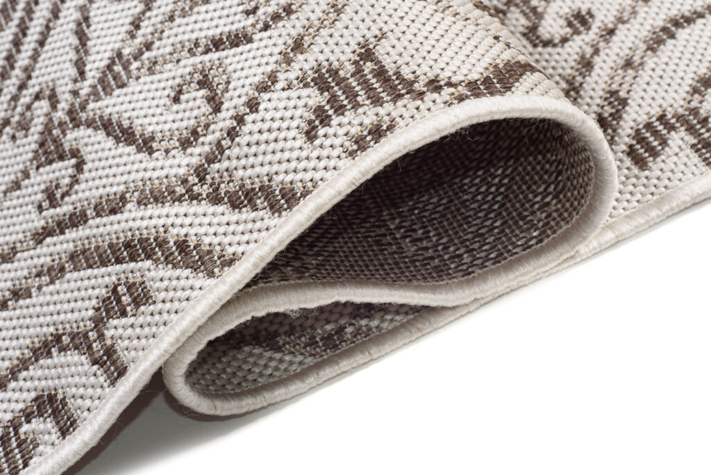 Vloerkleed Capri Creme Sisal Bloemen Indoor Outdoor Design