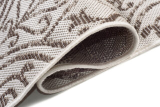 Vloerkleed Capri Creme Sisal Bloemen Indoor Outdoor Design