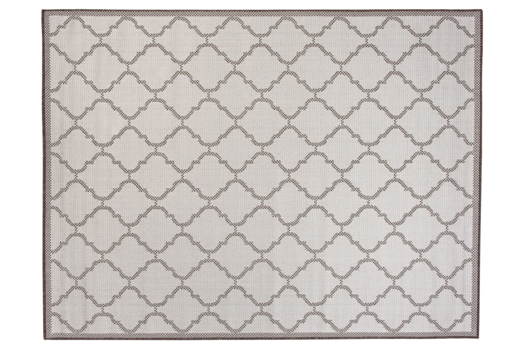 Vloerkleed Capri Grijs Sisal Marokkaanse Trellis Indoor Outdoor Modern