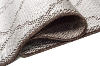 Vloerkleed Capri Grijs Sisal Marokkaanse Trellis Indoor Outdoor Modern
