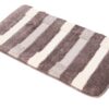 Badmat Mono 1PC Bruin Creme Antislip Zacht Douchemat
