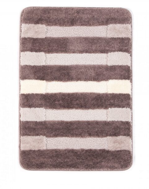 Badmat Mono 1PC Bruin Beige Antislip Zacht Douchemat