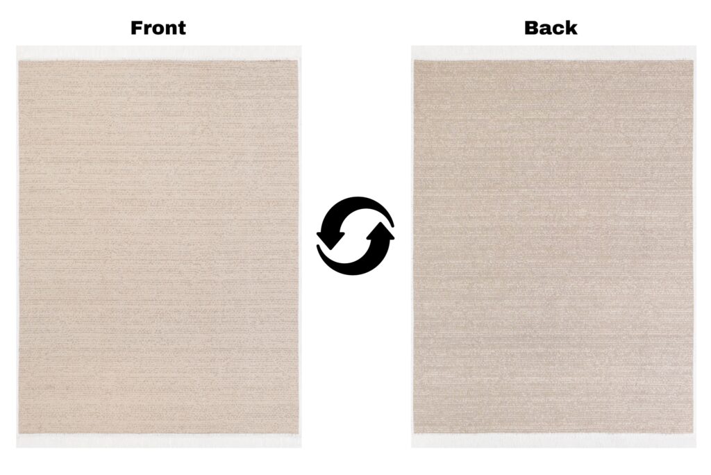 Vloerkleed Azteca Katoen Beige Franjes
