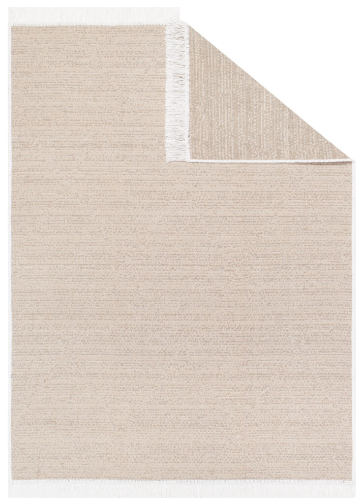 Vloerkleed Azteca Katoen Beige Franjes