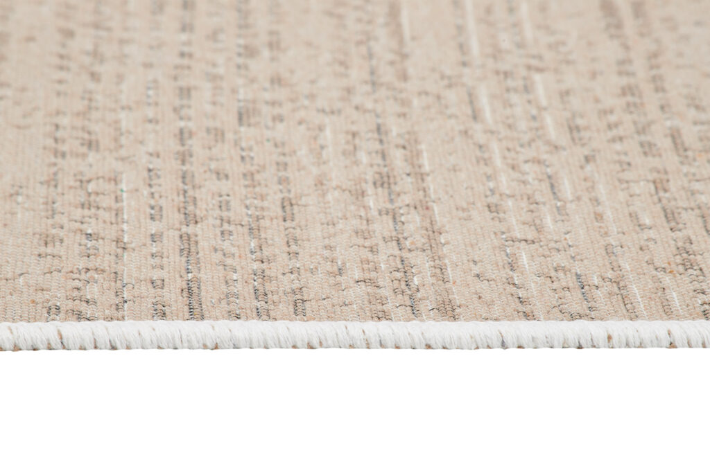 Vloerkleed Azteca Katoen Beige Franjes