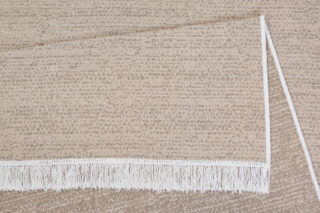 Vloerkleed Azteca Katoen Beige Franjes