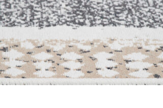 Vloerkleed Azteca Katoen Grijs Beige met Franjes