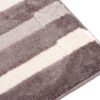 Badmat Mono 1PC Bruin Creme Antislip Zacht Douchemat