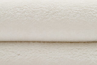 Vloerkleed Cuddle Rond Antislip Creme Hoogpolig