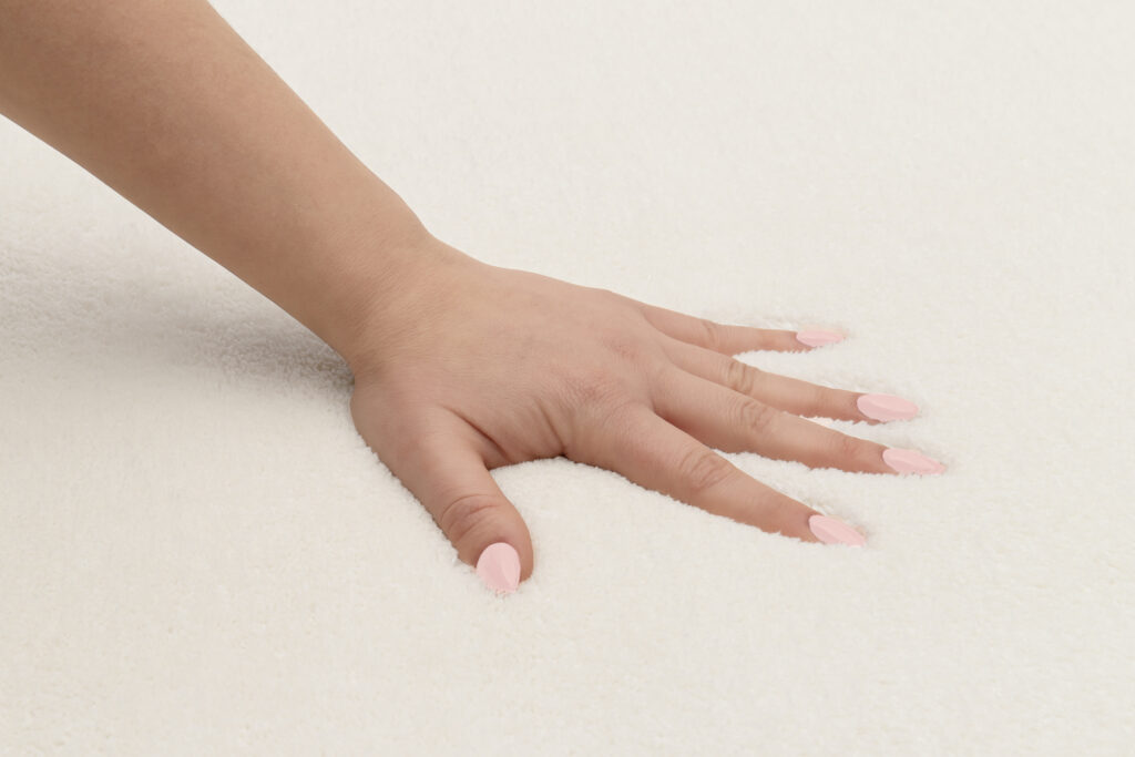 Vloerkleed Cuddle Antislip Creme Hoogpolig