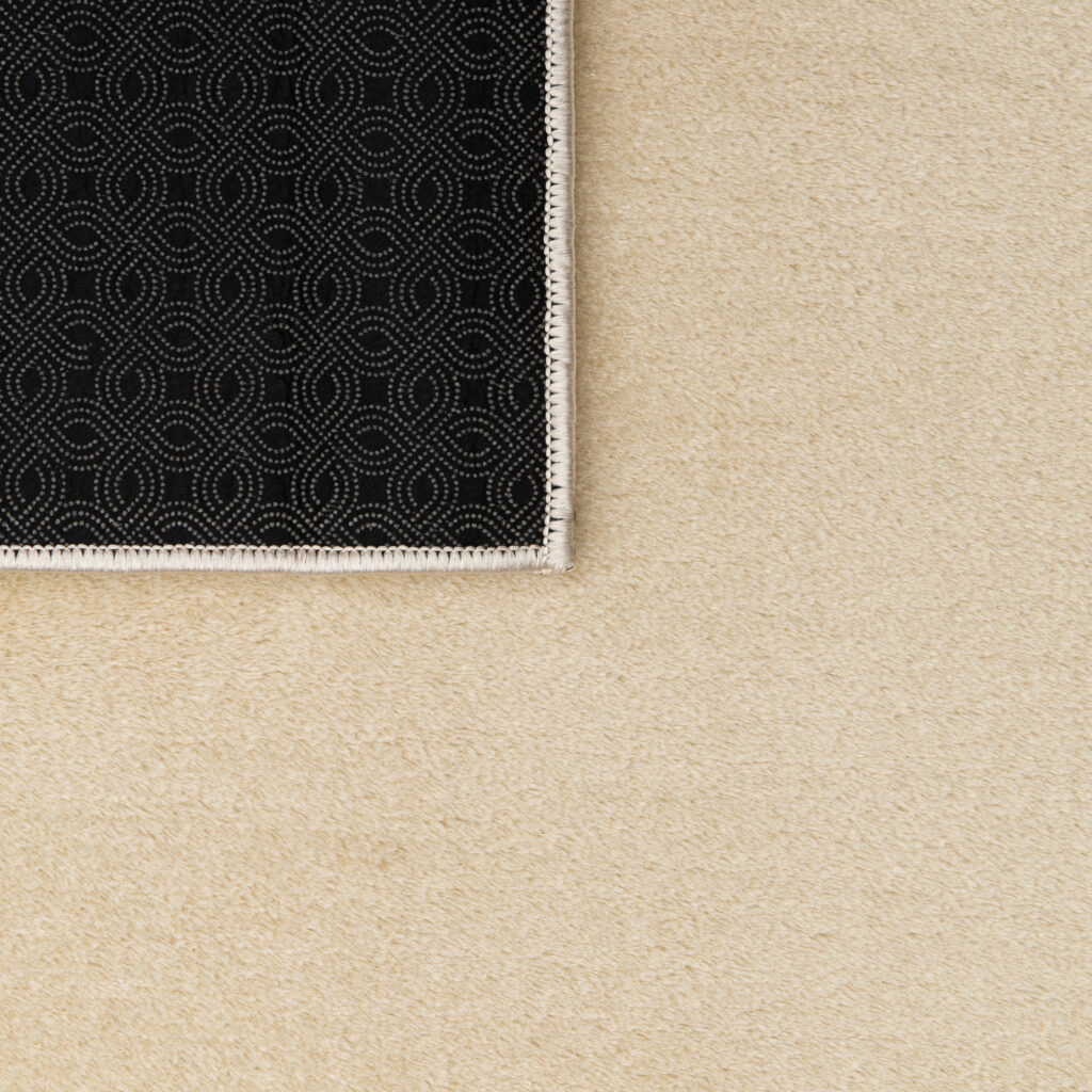 Vloerkleed Cuddle Antislip Beige Hoogpolig