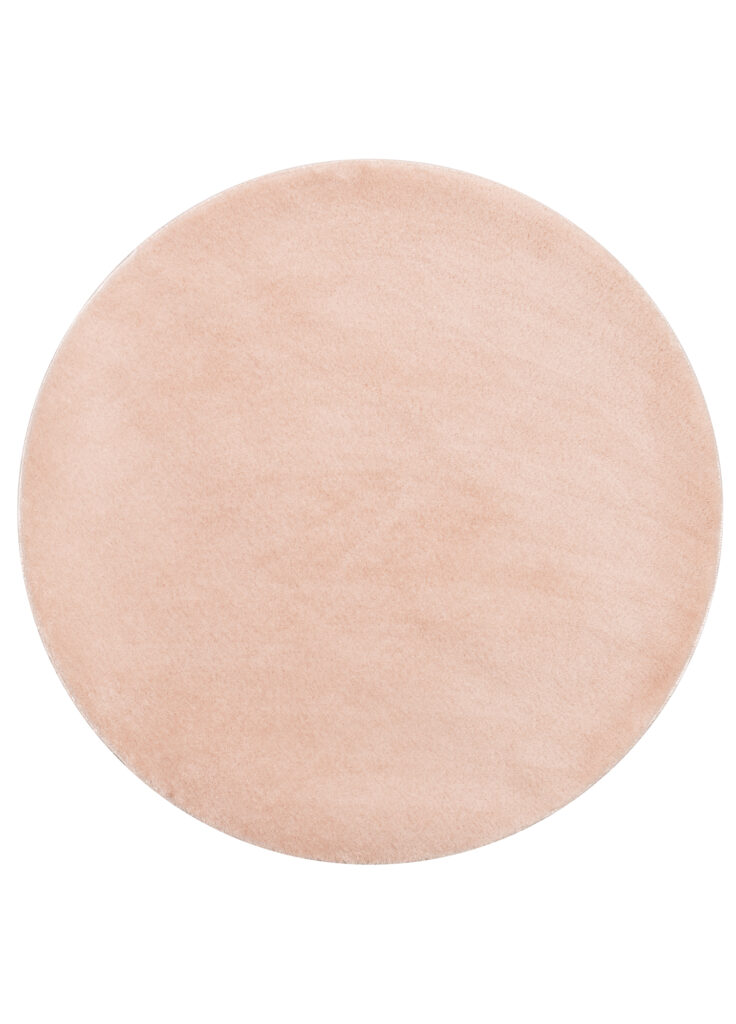 Vloerkleed Cuddle Rond Antislip Roze Hoogpolig