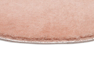 Vloerkleed Cuddle Rond Antislip Roze Hoogpolig