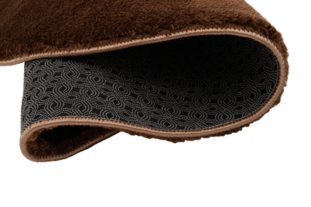 Vloerkleed Cuddle Rond Antislip Bruin Hoogpolig