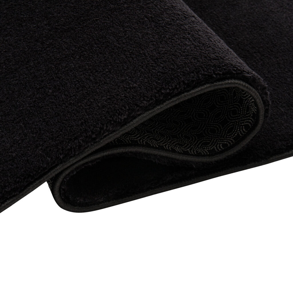 Vloerkleed Cuddle Antislip Zwart Hoogpolig