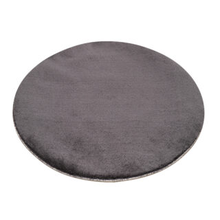 Vloerkleed Cuddle Rond Antislip Antraciet Hoogpolig