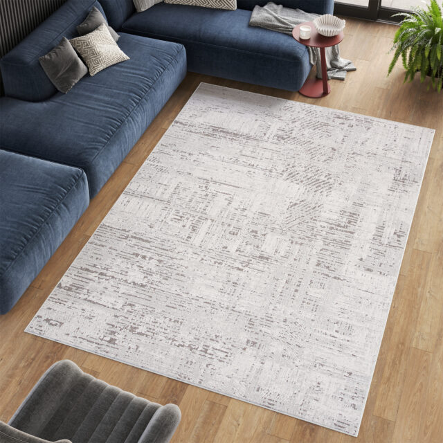 Vloerkleed Lotus Beige Design Modern Woonsfeer Sfeervol Interieur