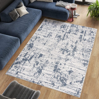 Vloerkleed Lotus Licht Blauw Modern Woonsfeer Sfeervol Interieur Design