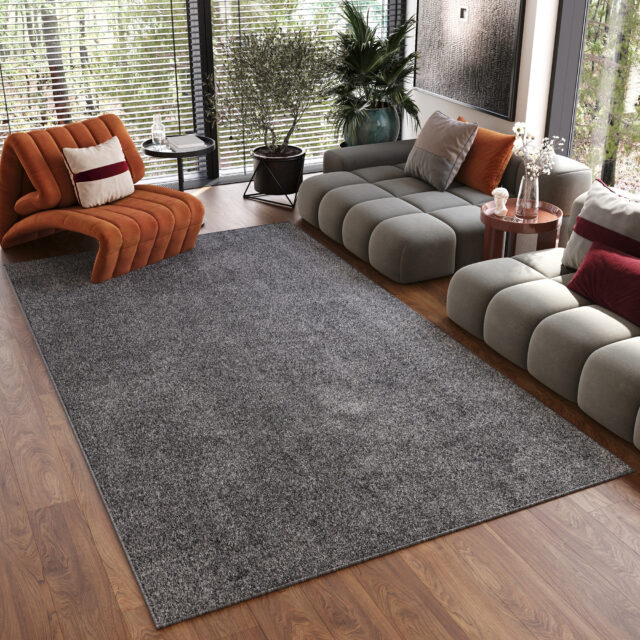 Vloerkleed Noyan Grijs Modern Antislip