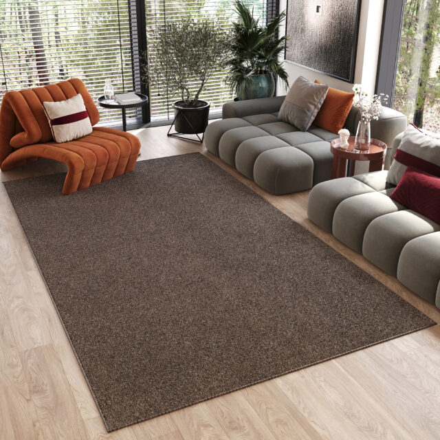 Vloerkleed Noyan Bruin Modern Antislip