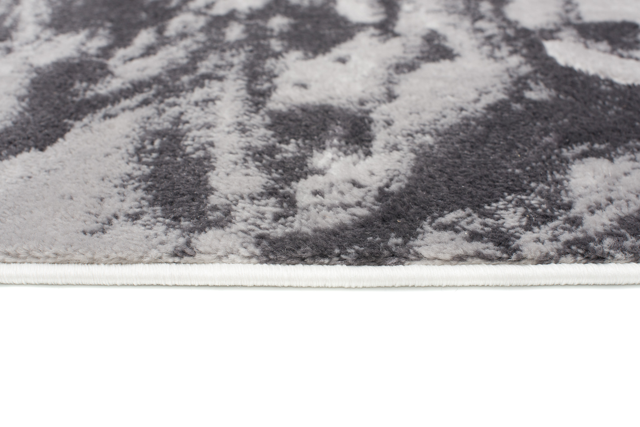 Vloerkleed Shine Grijs Goudkleur Modern 3D-Effect