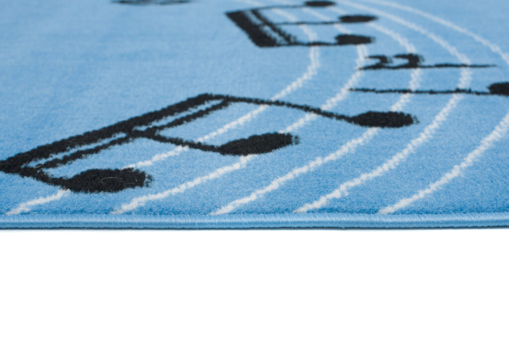 Vloerkleed Jolly Poesjes Hoogwaardig Blauw Woonsfeer