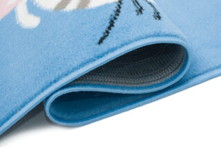 Vloerkleed Jolly Poesjes Hoogwaardig Blauw Woonsfeer