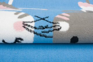 Vloerkleed Jolly Poesjes Hoogwaardig Blauw Woonsfeer