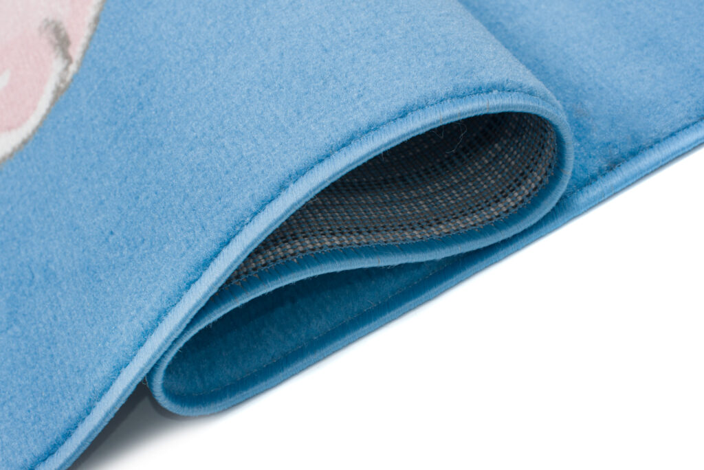 Vloerkleed Jolly Kat Blauw Bloemen Trendy Woonsfeer