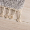 Vloerkleed Versay Fringes Grijs Kwastjes Boho Duurzaam Design
