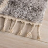 Vloerkleed Versay Fringes Grijs Kwastjes Boho Marokkaanse Trellis
