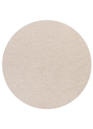 Vloerkleed Nizza Rond Creme Modern Antislip