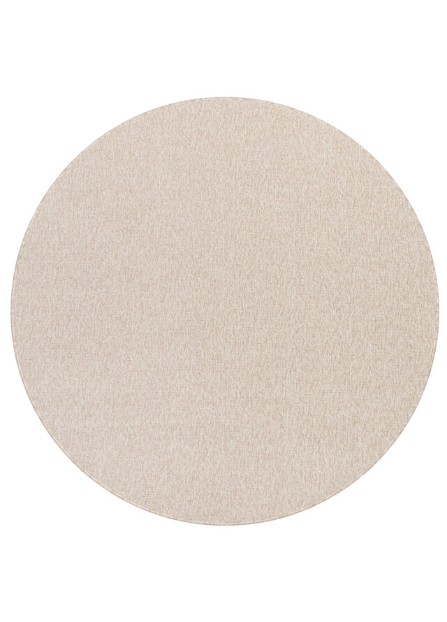 Vloerkleed Nizza Rond Creme Modern Antislip