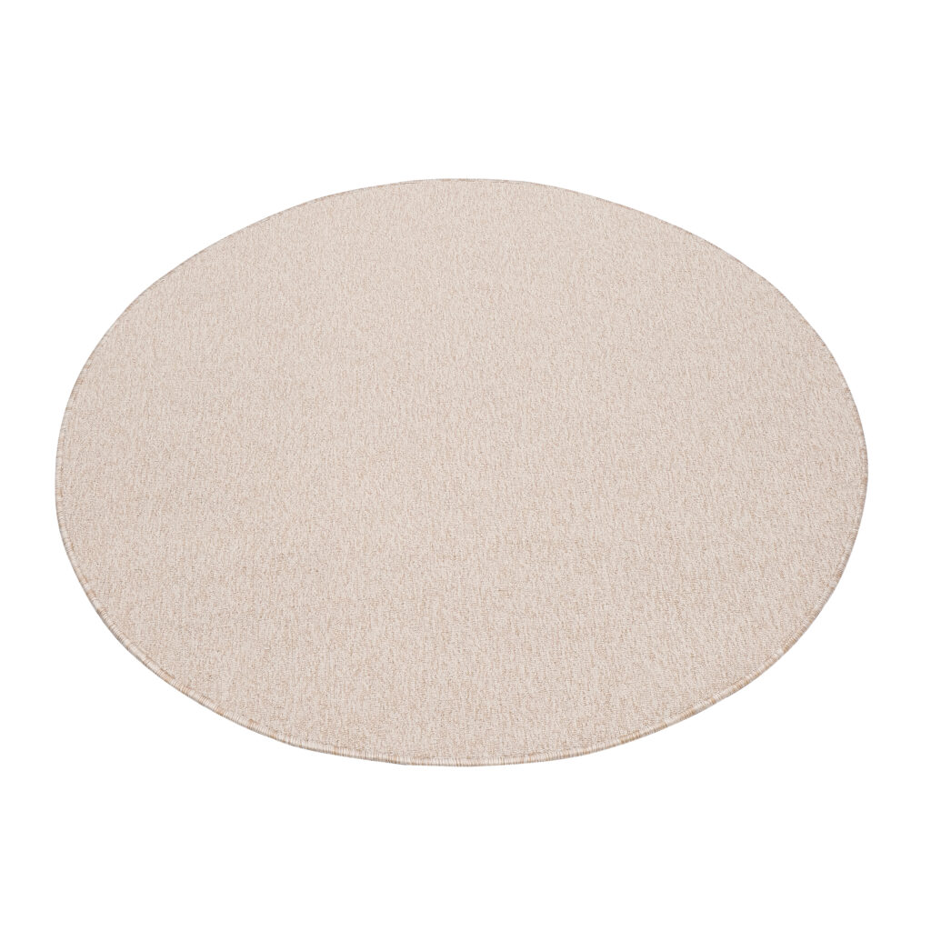 Vloerkleed Nizza Rond Creme Modern Antislip