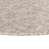Vloerkleed Nizza Rond Licht Beige Modern Antislip