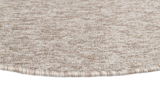 Vloerkleed Nizza Rond Licht Beige Modern Antislip