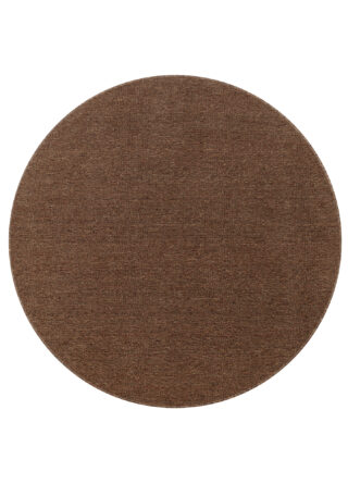 Vloerkleed Nizza Rond Bruin Modern Antislip