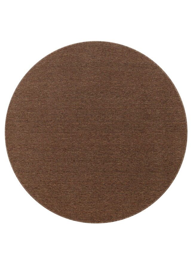 Vloerkleed Nizza Rond Bruin Modern Antislip