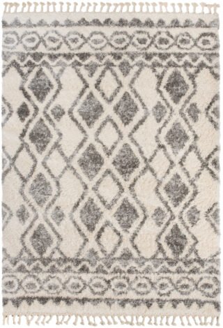 Vloerkleed Versay Fringes Creme Kwastjes Boho Duurzaam