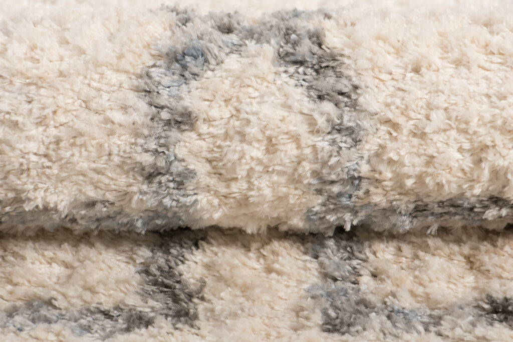 Vloerkleed Versay Fringes Kwastjes Creme Boho Marokkaanse Trellis