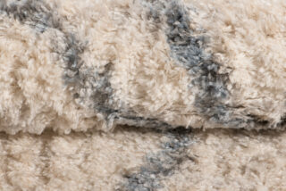 Vloerkleed Versay Fringes Creme Boho Kwastjes Abstract Duurzaam