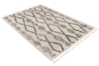 Vloerkleed Versay Fringes Creme Kwastjes Boho Sfeervol Duurzaam