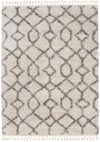 Vloerkleed Versay Fringes Kwastjes Boho Creme Sfeervol