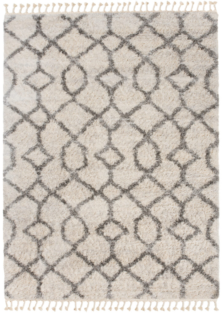 Vloerkleed Versay Fringes Kwastjes Boho Creme Sfeervol