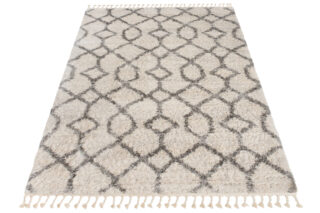 Vloerkleed Versay Fringes Kwastjes Boho Creme Sfeervol