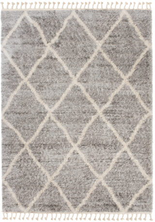 Vloerkleed Versay Fringes Grijs Kwastjes Boho Duurzaam Design