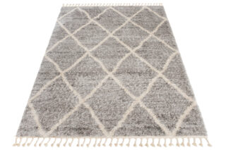 Vloerkleed Versay Fringes Grijs Kwastjes Boho Duurzaam Design