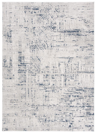 Vloerkleed Lotus Blauw Lichtbeige Design Modern Woonsfeer Sfeervol